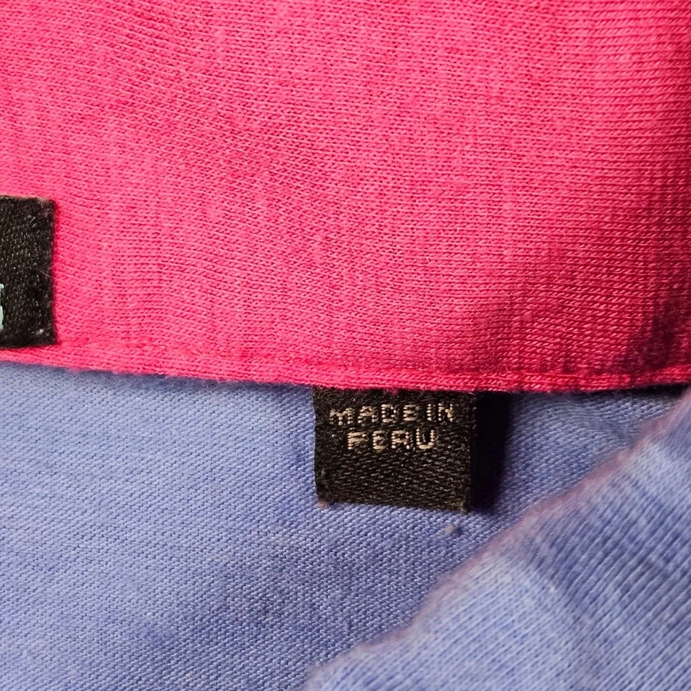 Greyson Polo Shirt Mens Medium Blue‎ Pima Cotton Blend Pocket Golf Logo Stretch
